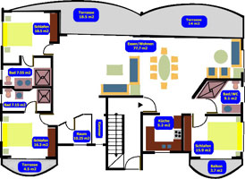 Bauplan Cabarete Luxus Apartments 120m²